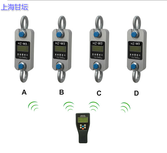 攜帶式拉力計HZ-W3-5t 多個測試數據一個儀表顯示